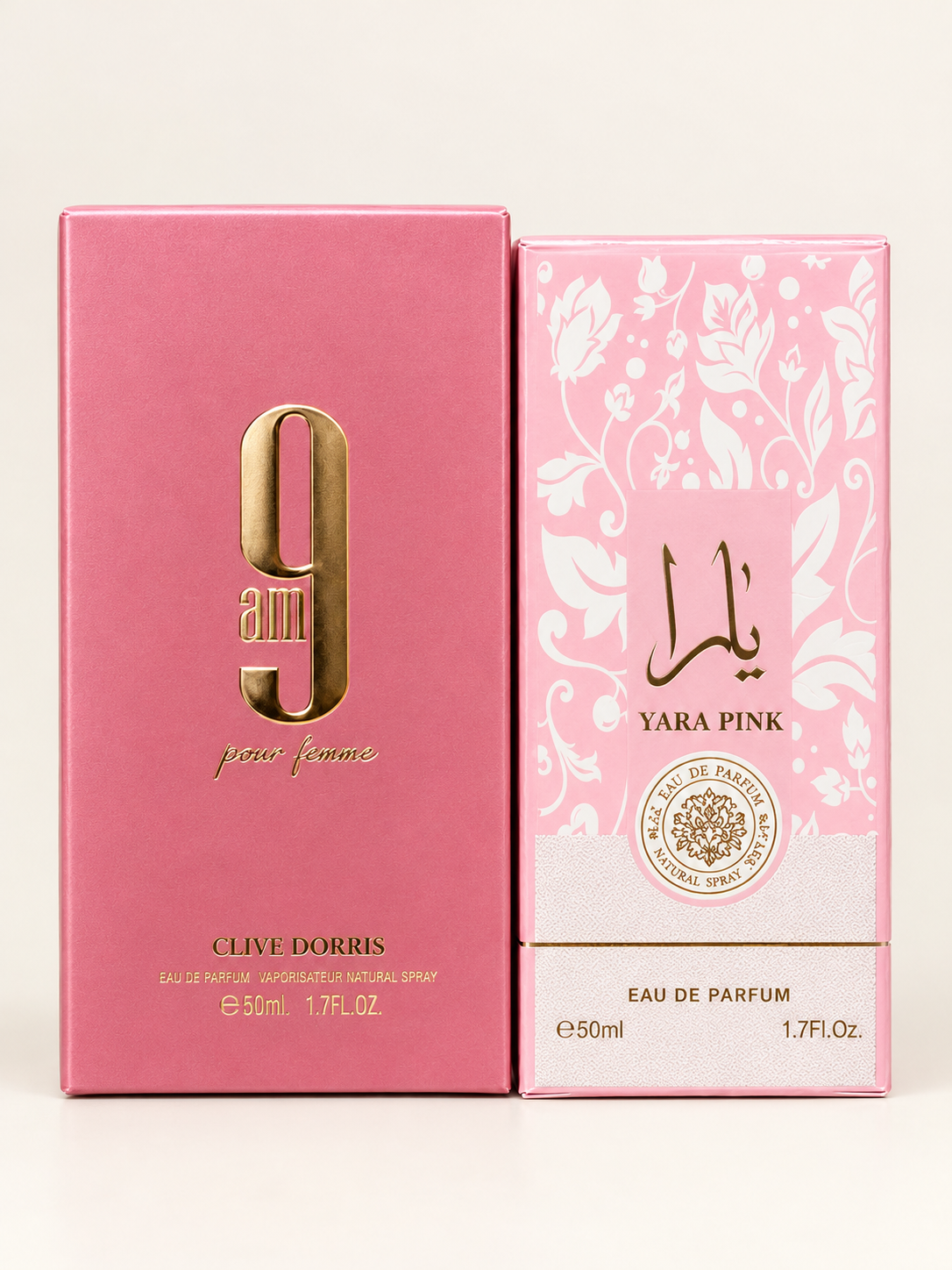 Ladies Perfume Combo — 9am Pour Femme & Yara Pink