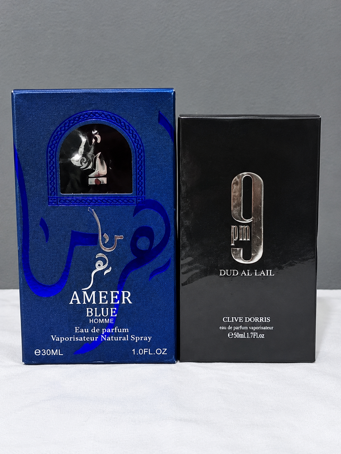 Men's Perfume Combo — Ameer Blue Homme & Clive Dorris Oud 9PM