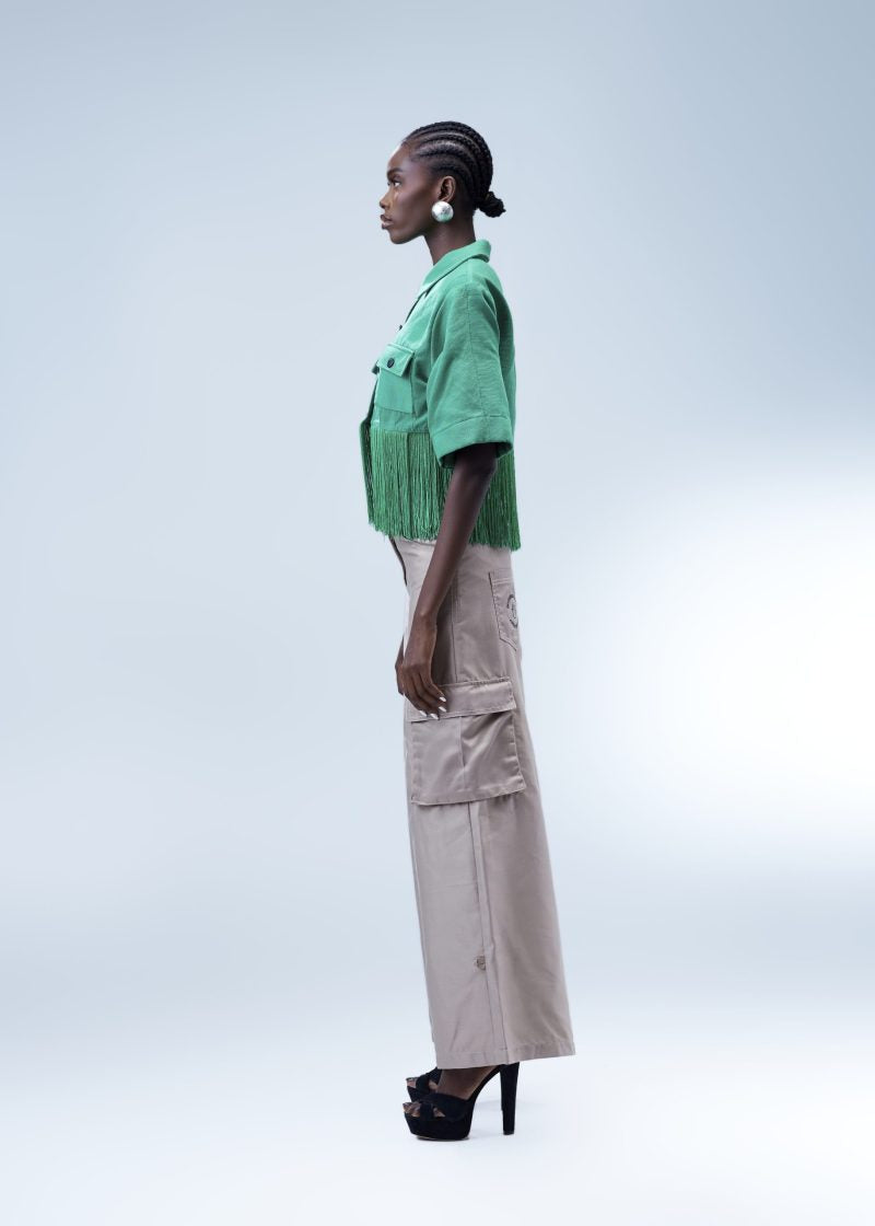 Atto Tetteh Odo Fugu Fringed Shirt