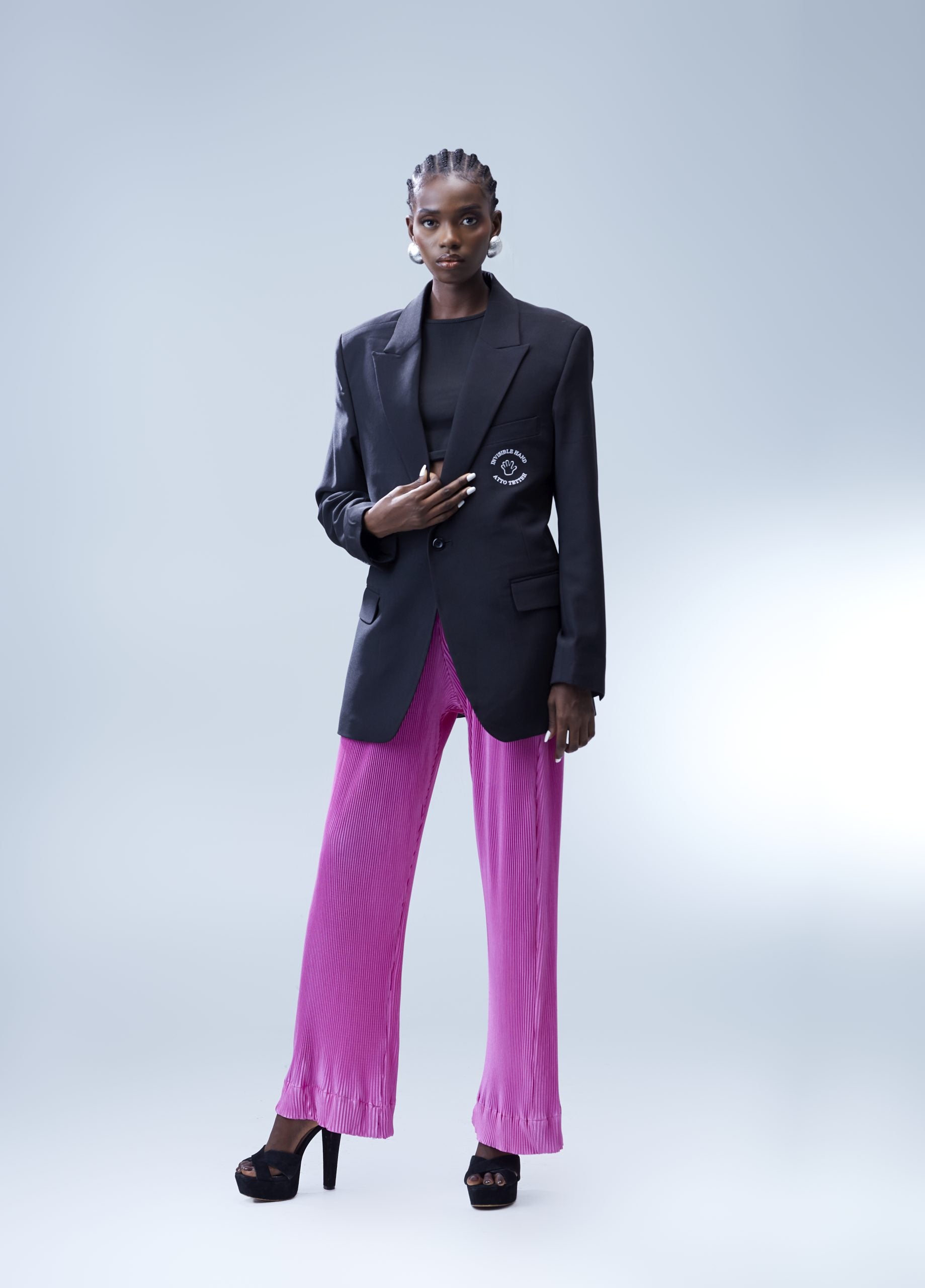 Atto Tetteh Plisse Pants