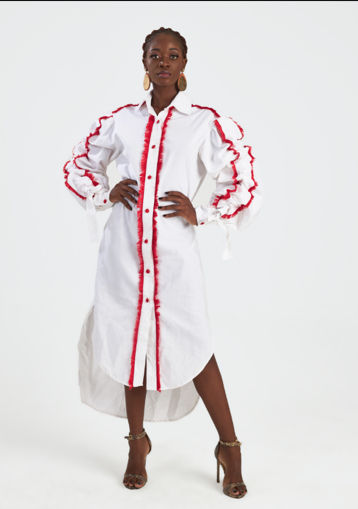 Boyedoe Odeefuo Long Sleeve Shirt Dress
