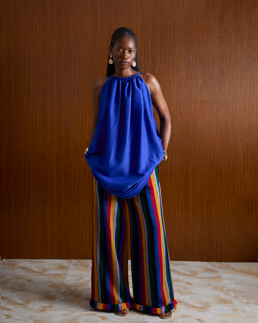 KAYADUA Deliy Set with Kente Pants