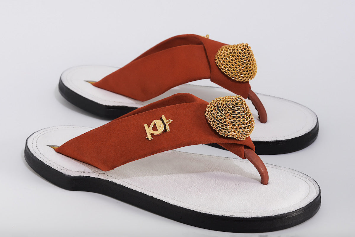 The Akan gold ornament Slippers