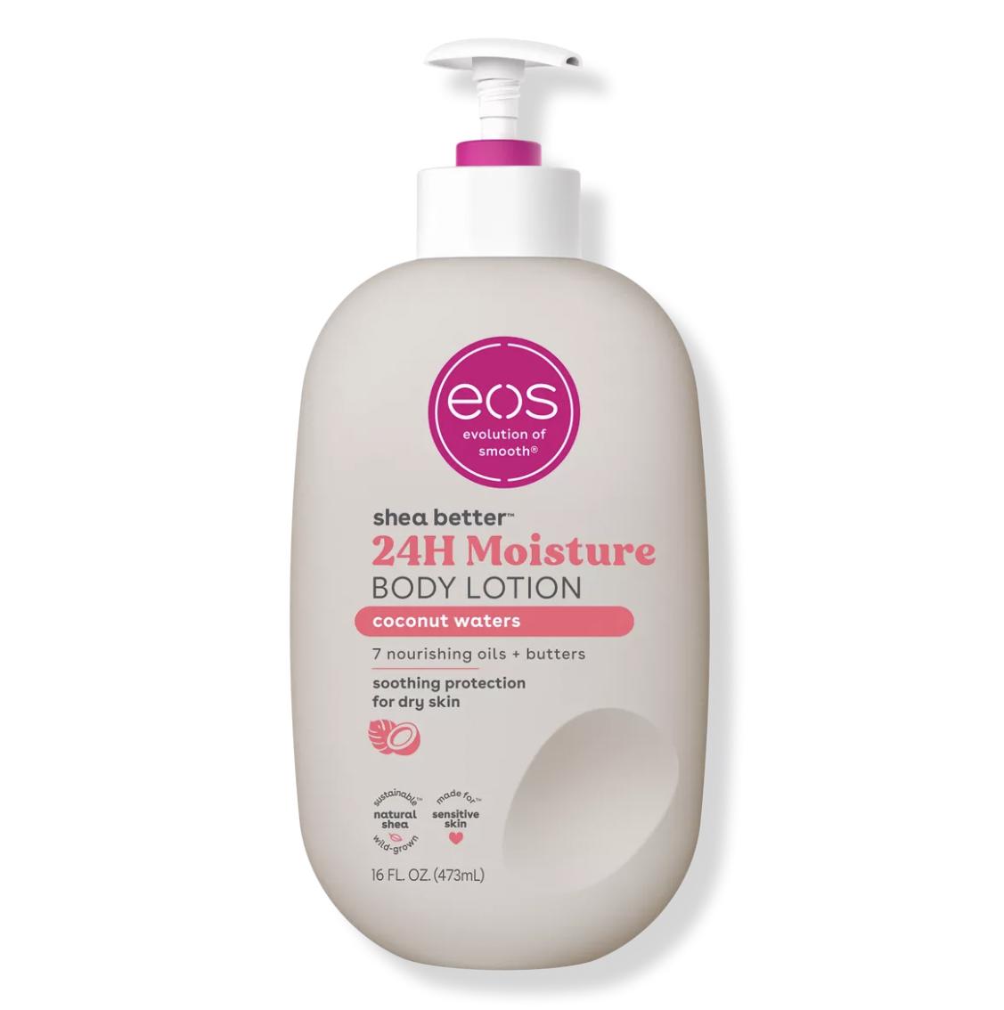 EOS Shea Better 24H Moisture Body Lotion – COCONUT WATERS (16 fl oz)