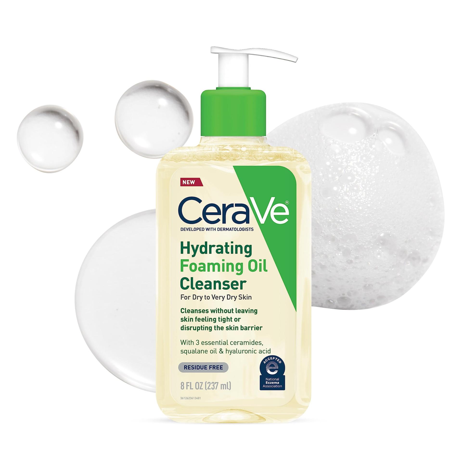 CERAVE Hydrating Foaming Oil Cleanser (8 fl oz)