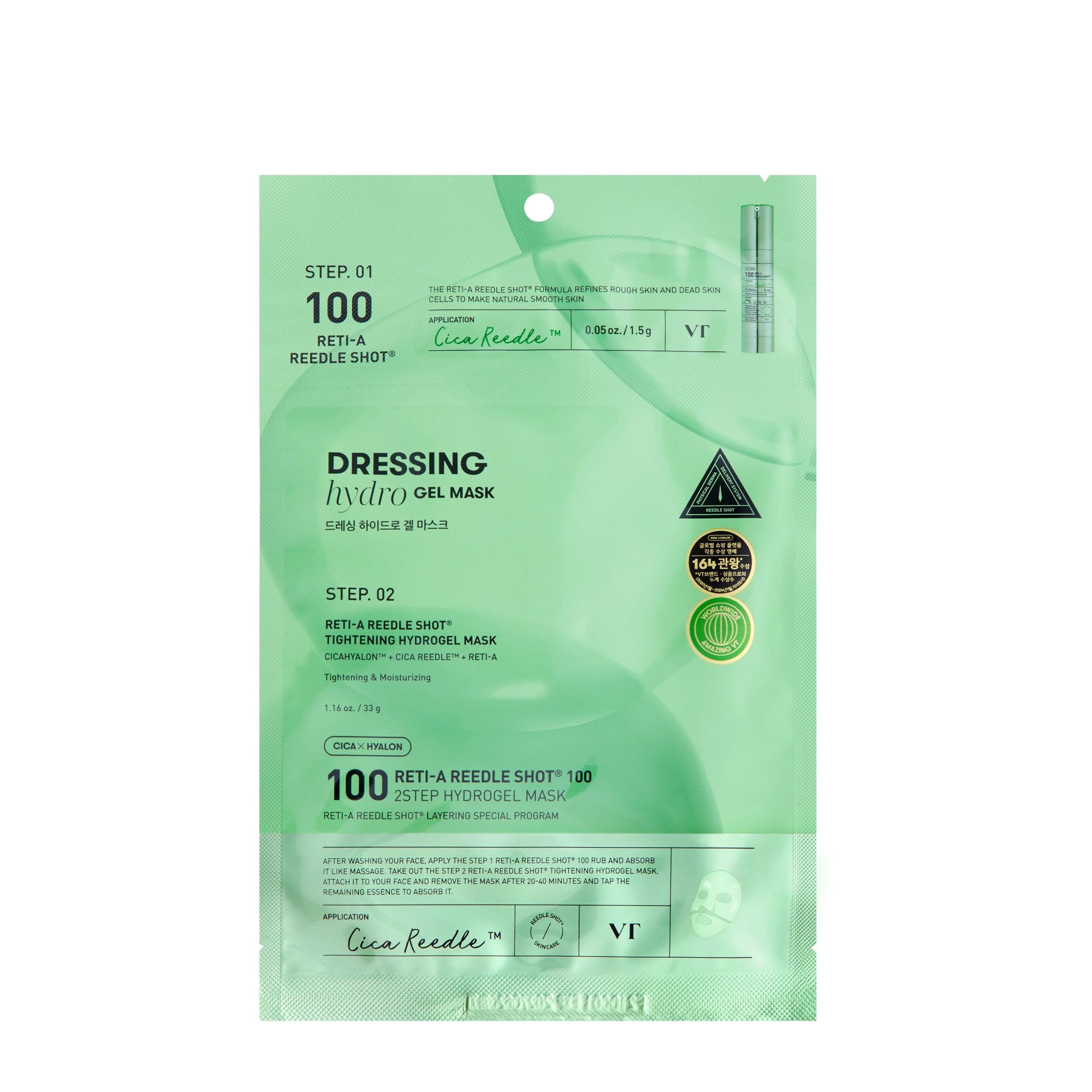 VT COSMETICS Reti-A Reedle Shot 100 2 Step Hydrogel Mask