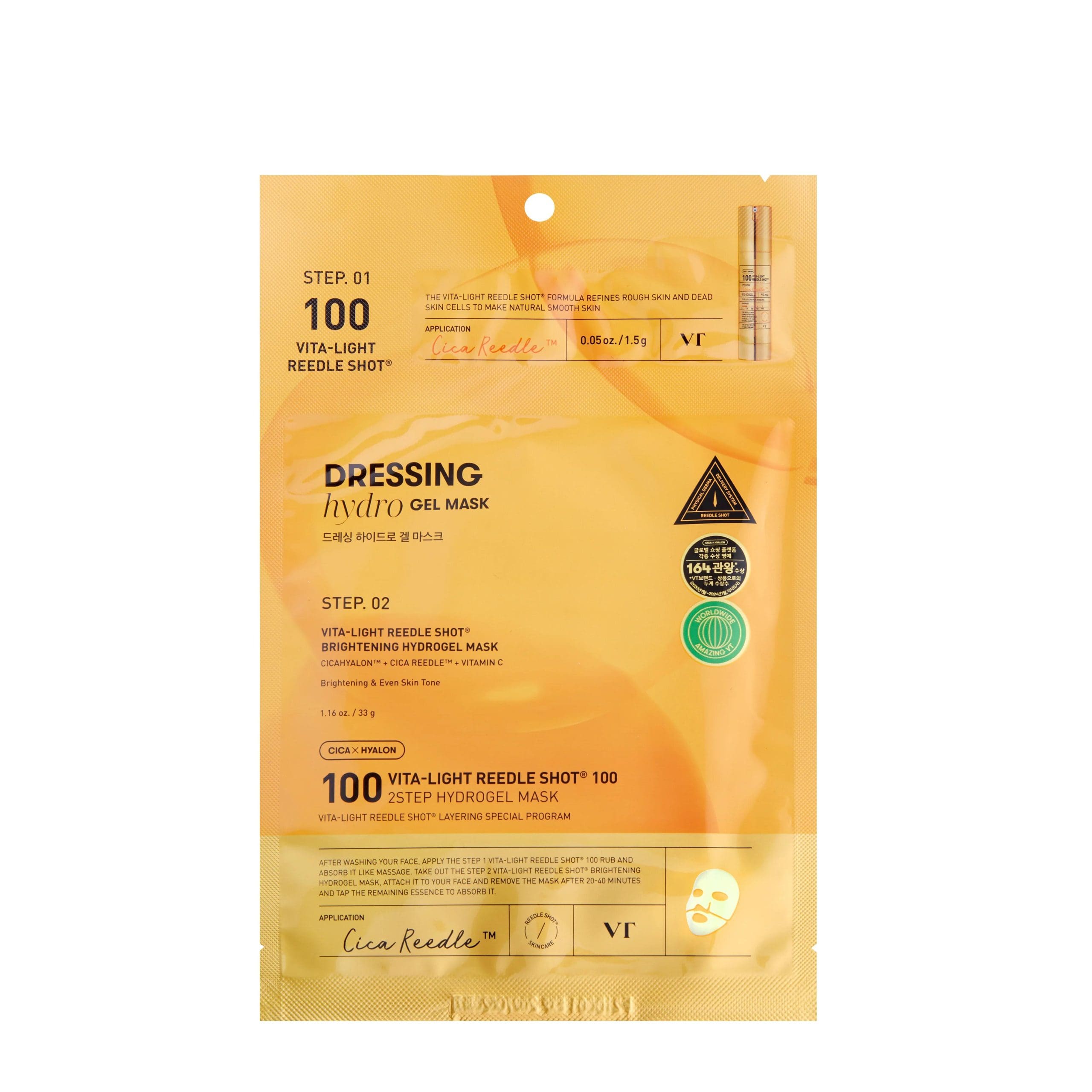 VT COSMETICS Vita-Light Reedle Shot 100 2 Step Mask