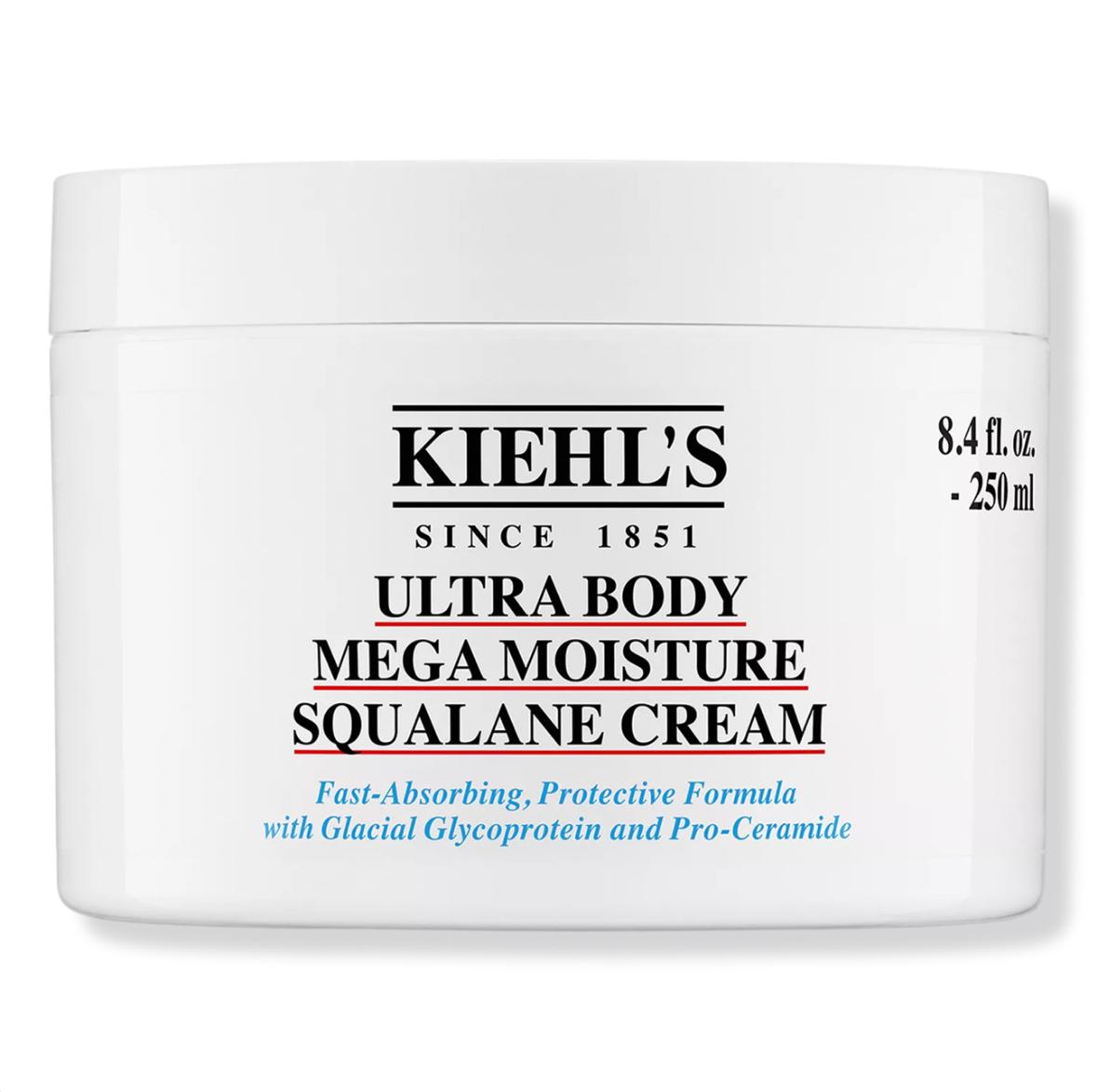 KIEHL’S SINCE 1851 Ultra Body Mega Moisture Squalane Cream (8.04oz)