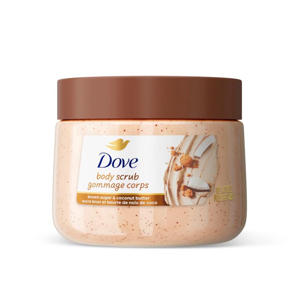 Dove Beauty Exfoliating Body Scrub – Brown Sugar & Coconut Butter (15oz)