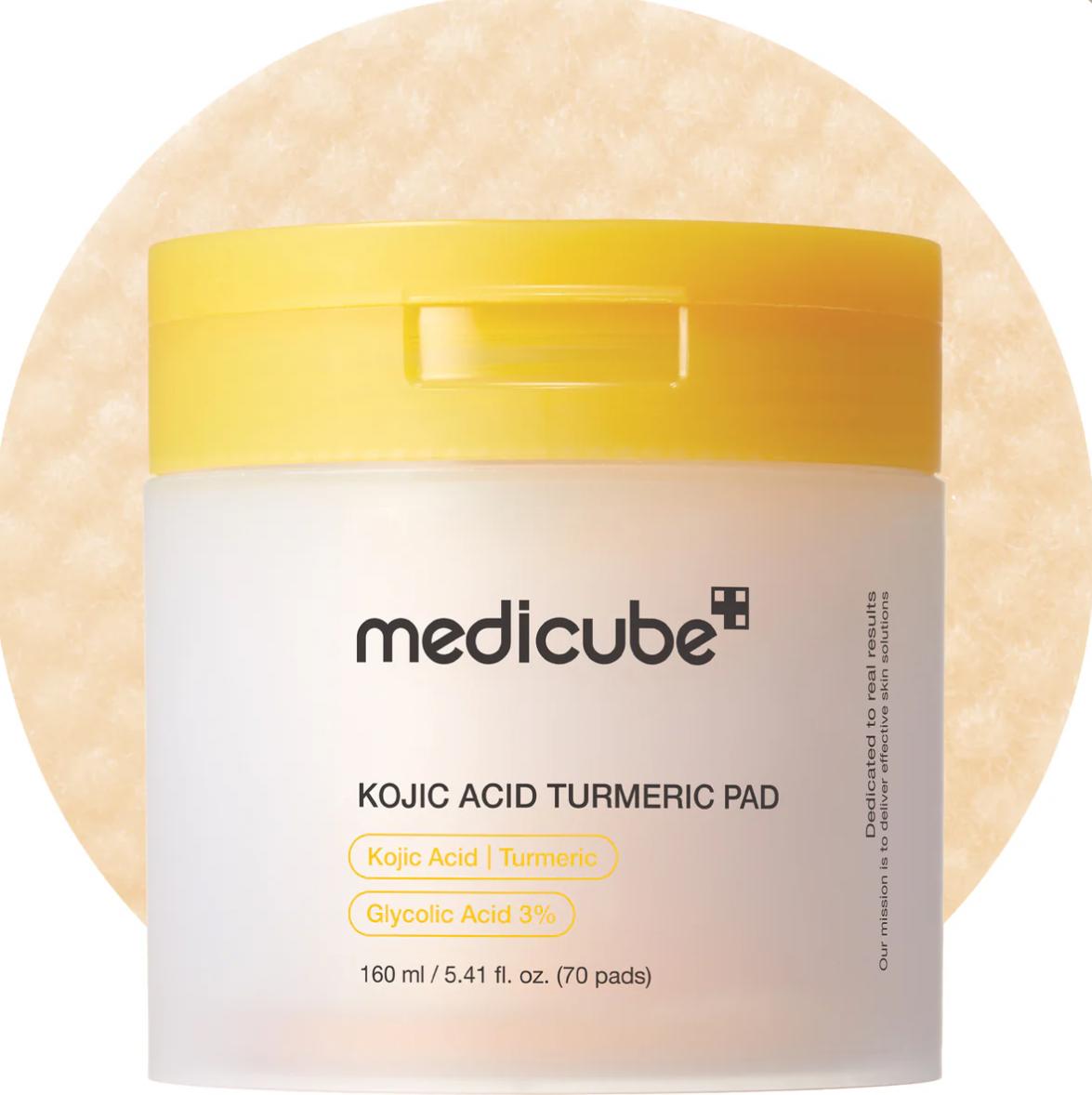 MEDICUBE Kojic Acid Tumeric Toner Pad (70 pads)
