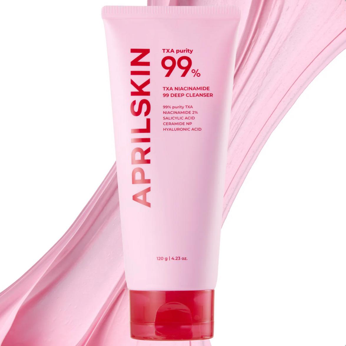 APRILSKIN TXA Niacinamide 99 Pore Care Pink Bubble Gum Deep Cleanser (120g)