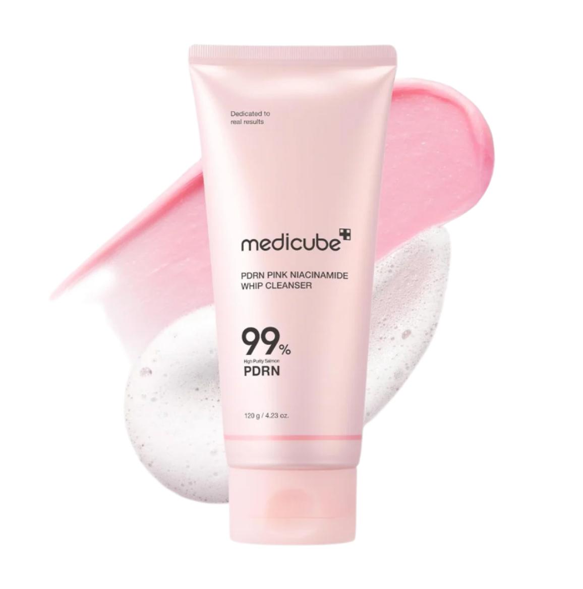 MEDICUBE PDRN Pink Niacinamide Whip Cleanser (120g)
