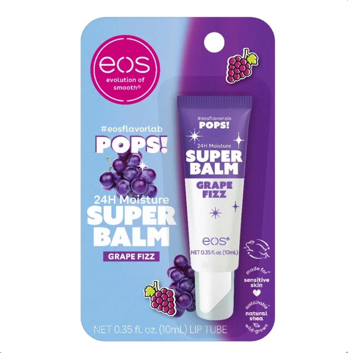EOS 24H Moisture Super Lip Balm – GRAPE FIZZ