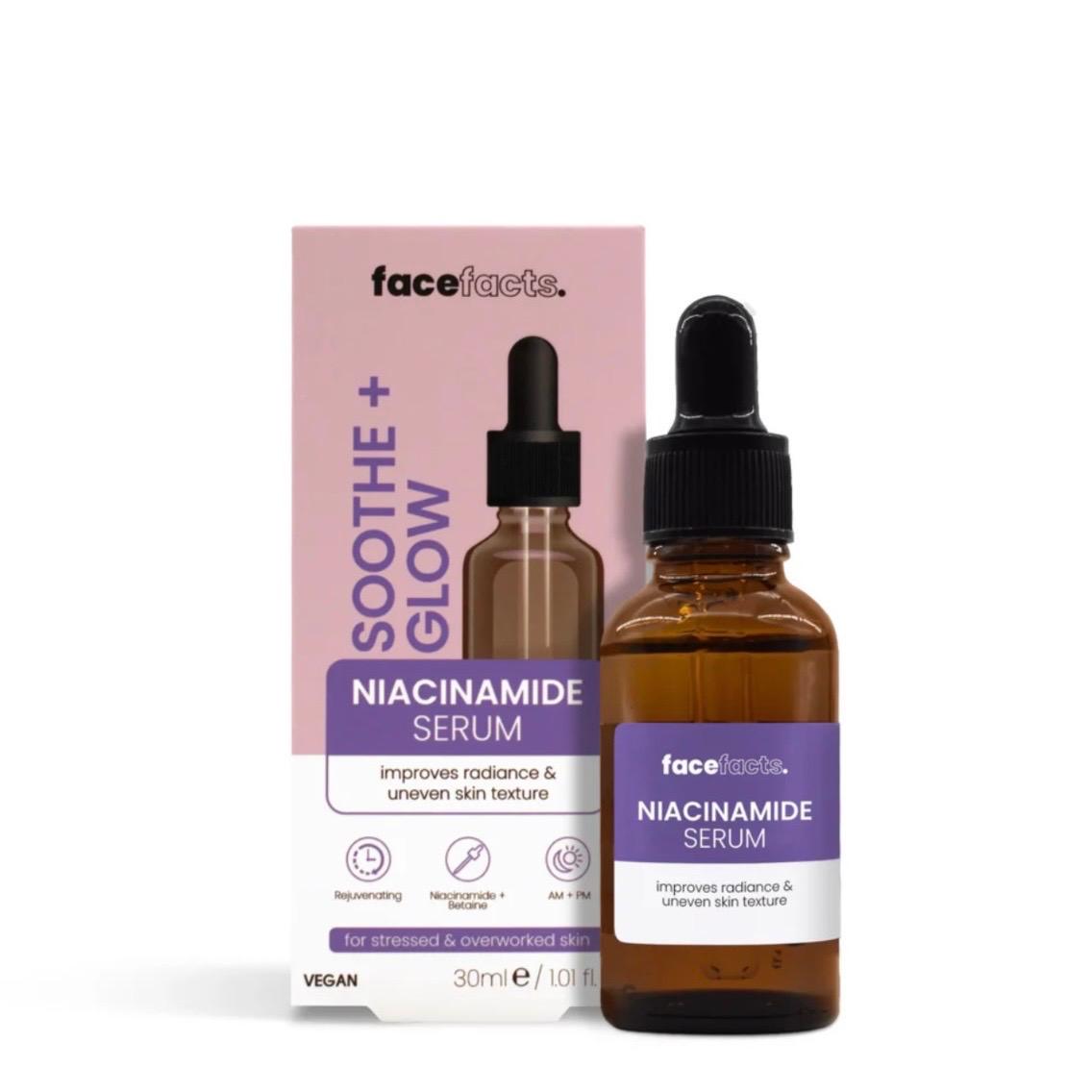 FACE FACTS Soothe And Glow Niacinamide Serum (30ml)