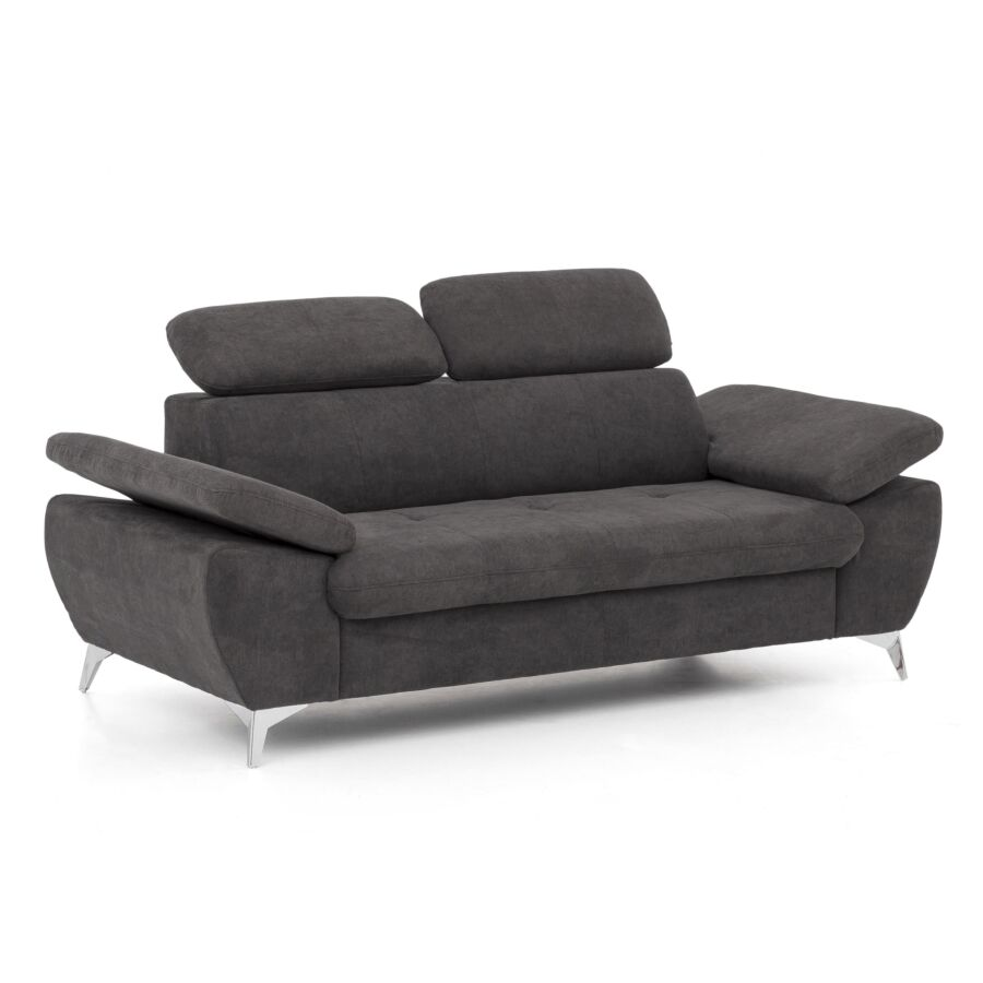 GESY 2 SEATER SOFA DARK GREY