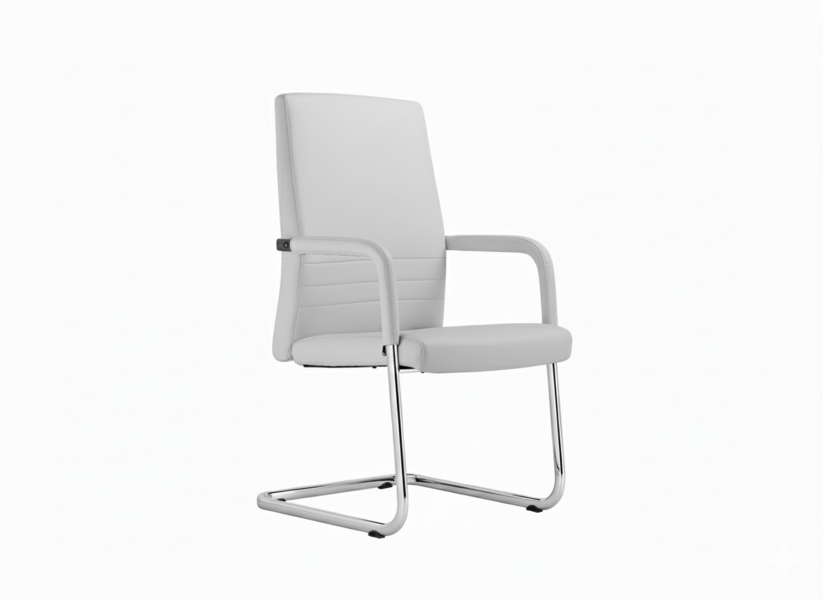 SMOOTH GREY VISITOR CHAIR