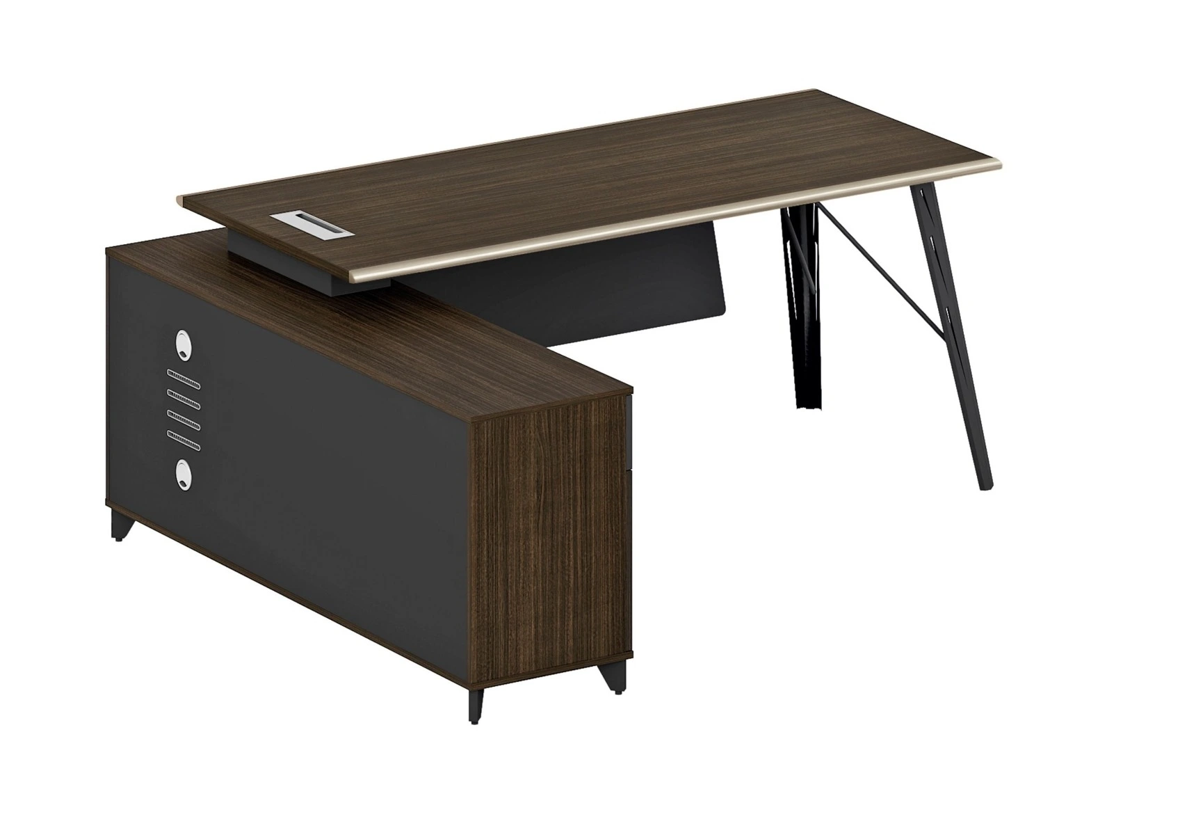 LUXURY DARK OAK / G Professional Office Desk