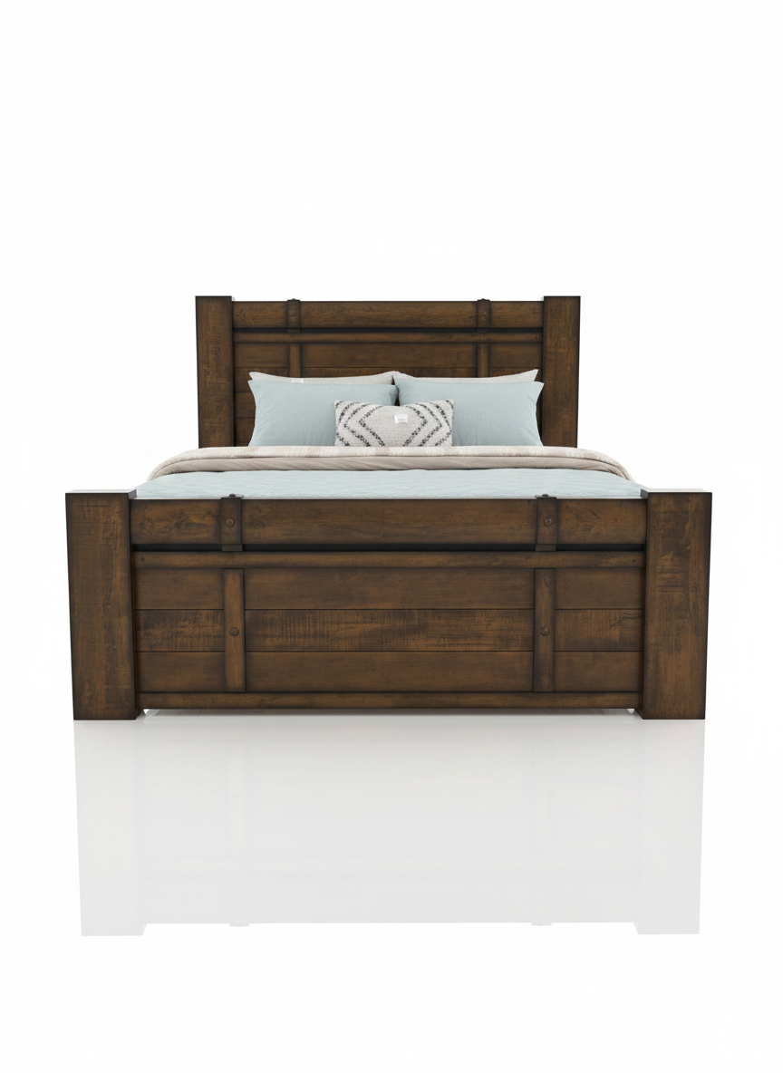 COSTA2 BED WITH SLATTED FRAME (Queen size)