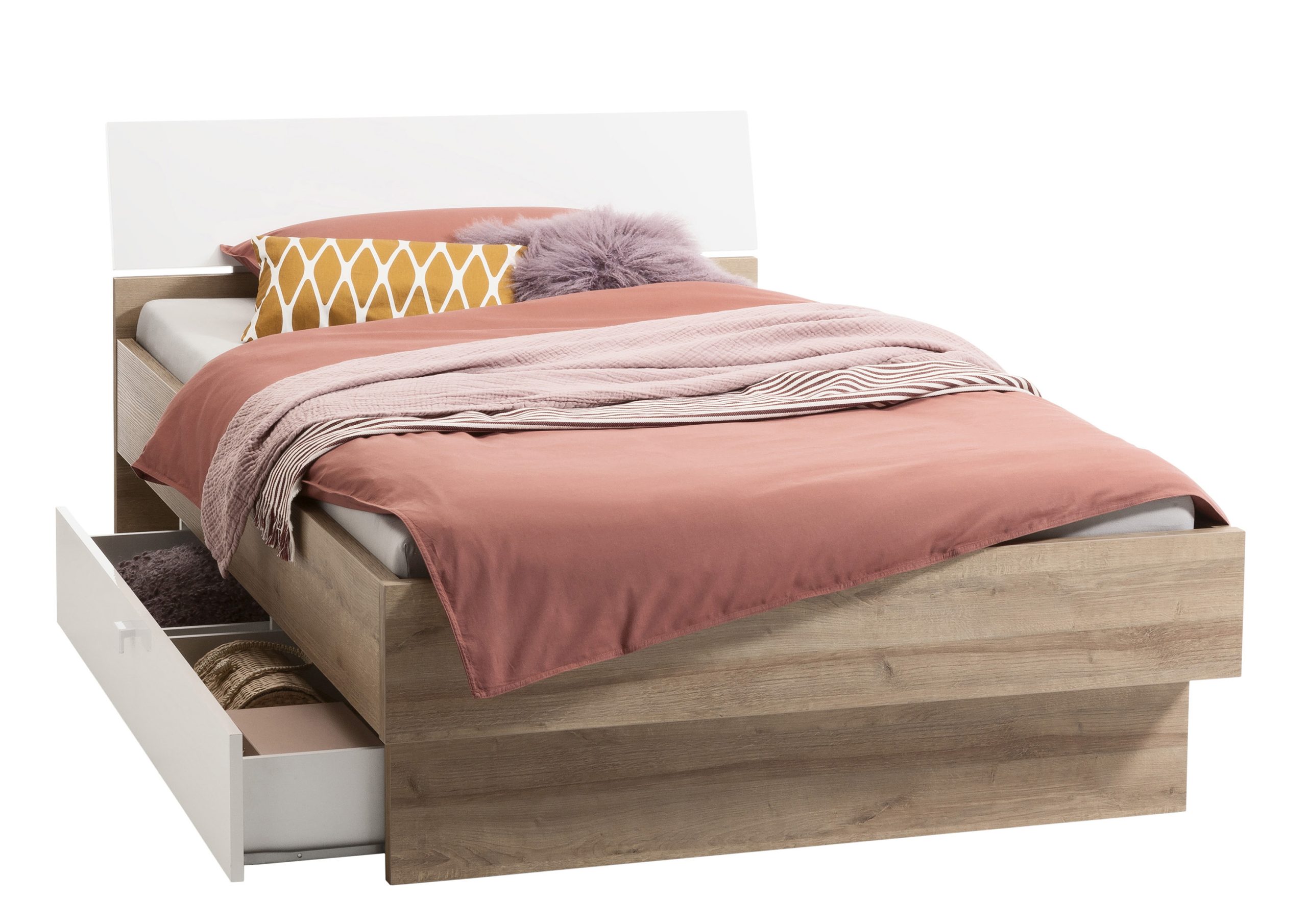 GLOBO OAKWHITE CHILD BED (90,120CM)
