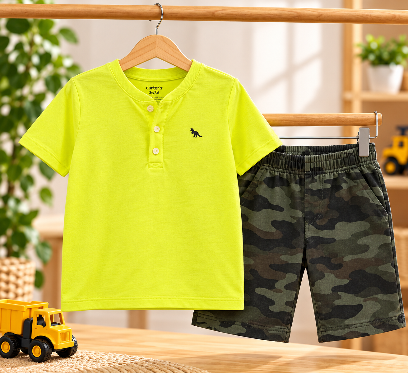 Top and shorts combo